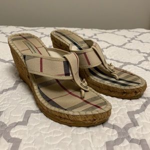 Burberry Espadrille Wedges